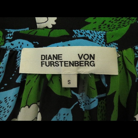 Diane Von Furstenberg Dress Bethany Floral Small - Picture 5 of 5